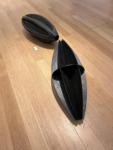 abstract steel sculpture